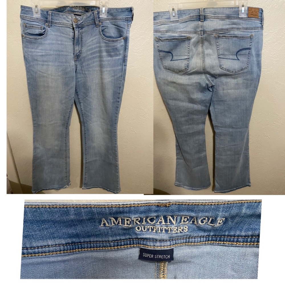 American eagle  super stretch. Size 16 short.  Excellent condition.